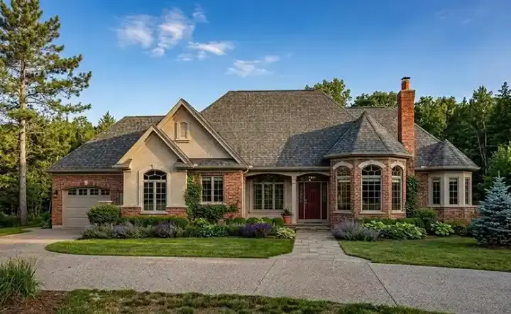 French Country house plans 10-1365 - front exterior, 2,962 sq ft, 3 bed, 2 bath house plans | Monster House Plans