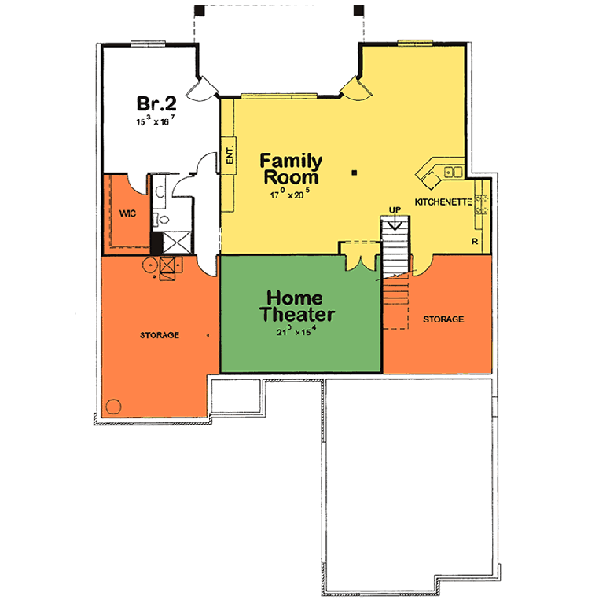 Lower Floor Plan: 10-1366