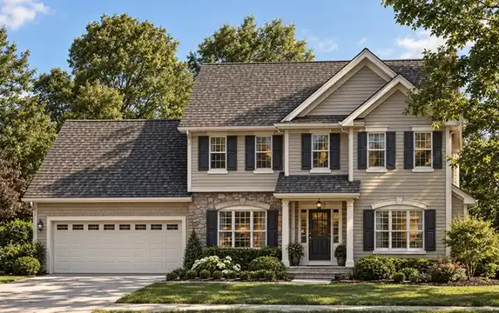 Traditional house plans 10-1378 - front exterior, 2,019 sq ft, 4 bed, 2 bath house plans | Monster House Plans
