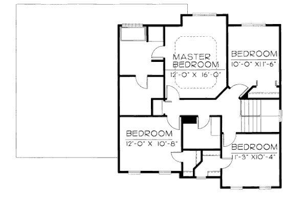 Upper/Second Floor Plan: 10-1378