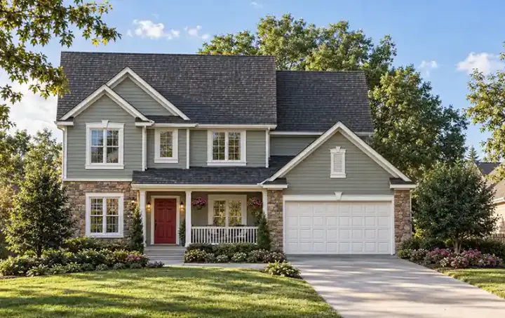 Traditional house plans 10-1391 - front exterior, 2,523 sq ft, 4 bed, 2 bath house plans | Monster House Plans