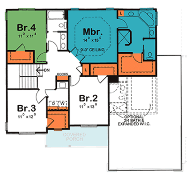 Upper/Second Floor Plan: 10-1391
