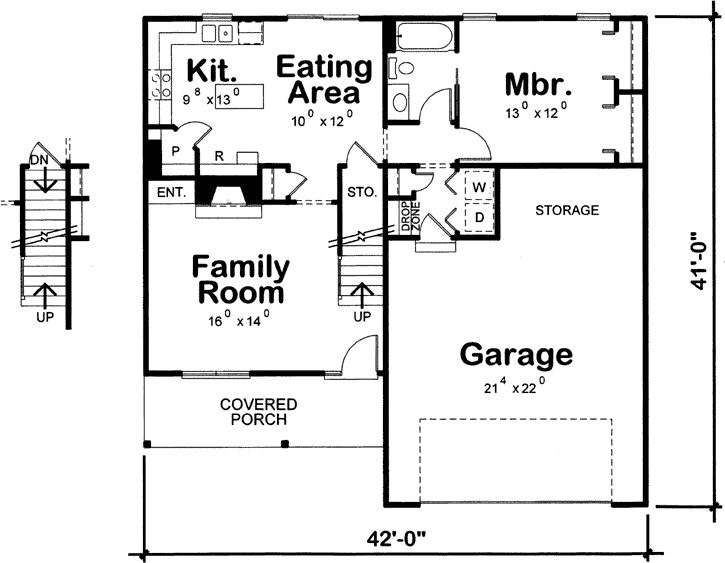 Main Floor Plan: 10-1399