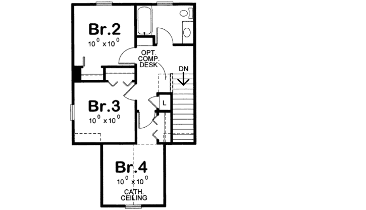 Upper/Second Floor Plan: 10-1399