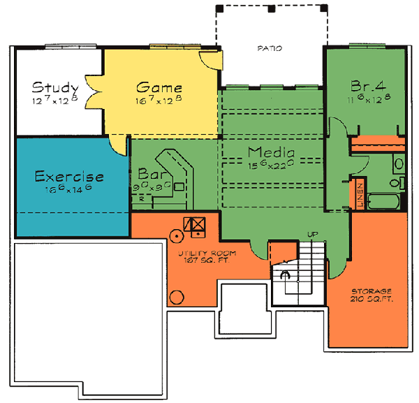 Lower Floor Plan: 10-1401