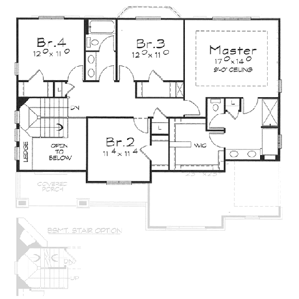Upper/Second Floor Plan: 10-1408