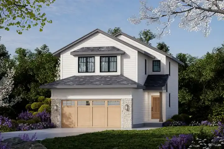 Traditional house plans 10-1415 - front exterior, 1,562 sq ft, 3 bed, 2 bath house plans | Monster House Plans
