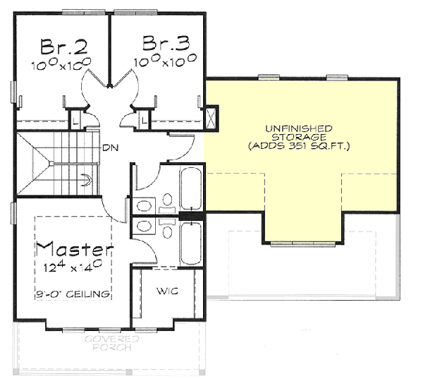 Upper/Second Floor Plan: 10-1417