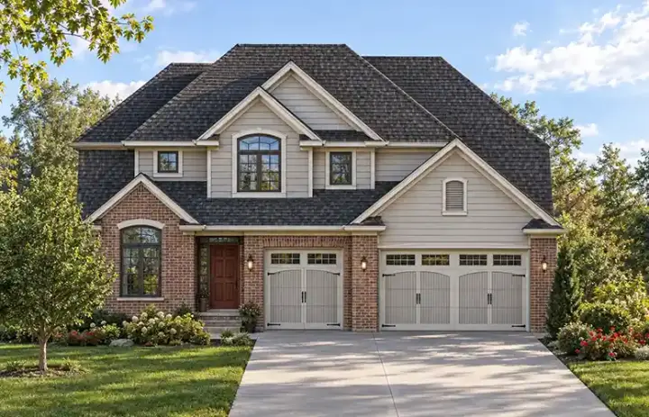 Traditional house plans 10-1428 - front exterior, 2,377 sq ft, 4 bed, 3 bath house plans | Monster House Plans