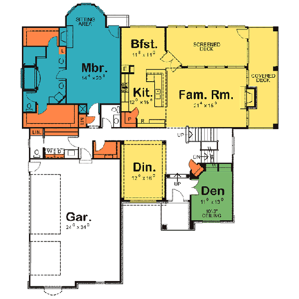 Main Floor Plan: 10-1436