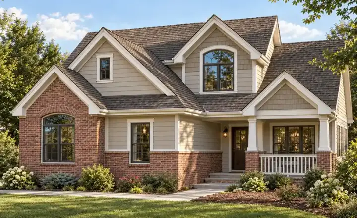 Traditional house plans 10-1445 - front exterior, 2,019 sq ft, 3 bed, 2 bath house plans | Monster House Plans