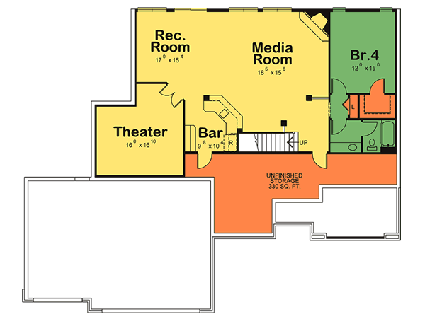Lower Floor Plan: 10-1448
