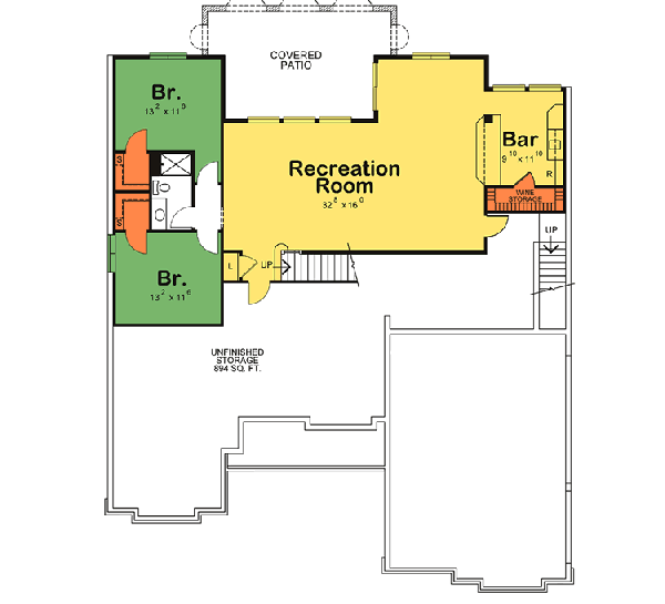 Lower Floor Plan: 10-1453