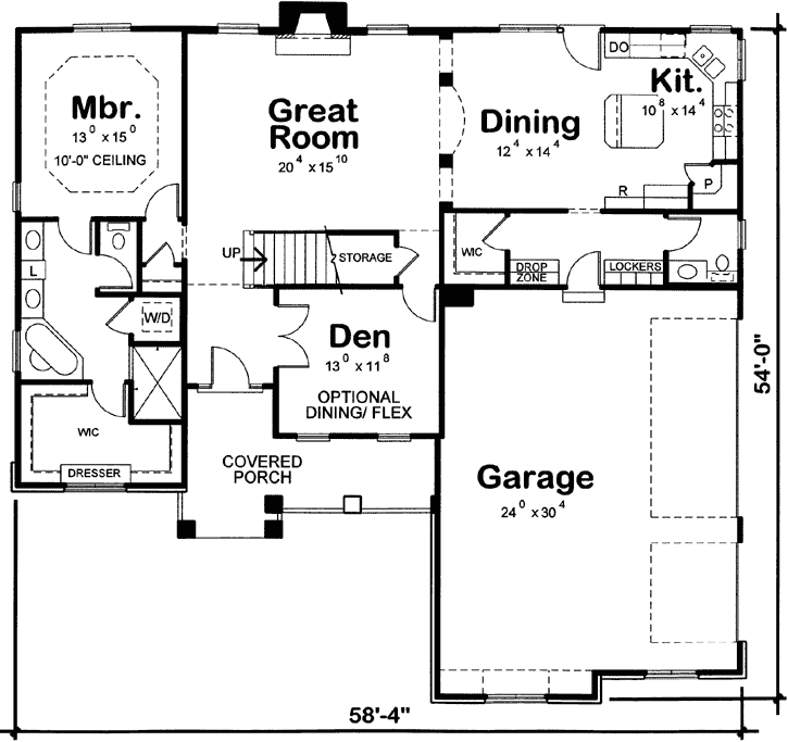 Main Floor Plan: 10-1464