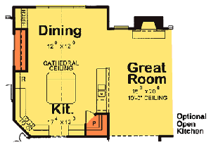 French-country Style Floor Plans Plan: 10-1469