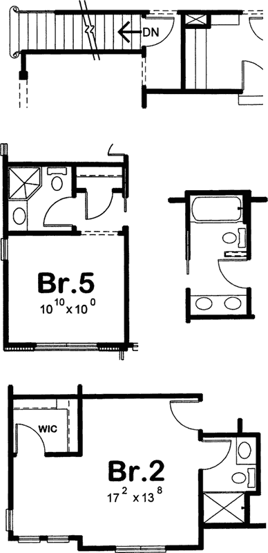 Traditional Style Home Design Plan: 10-1472