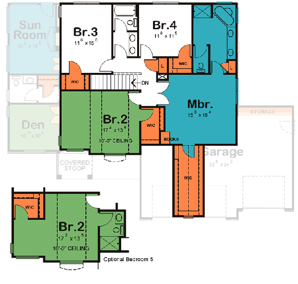 Upper/Second Floor Plan: 10-1473