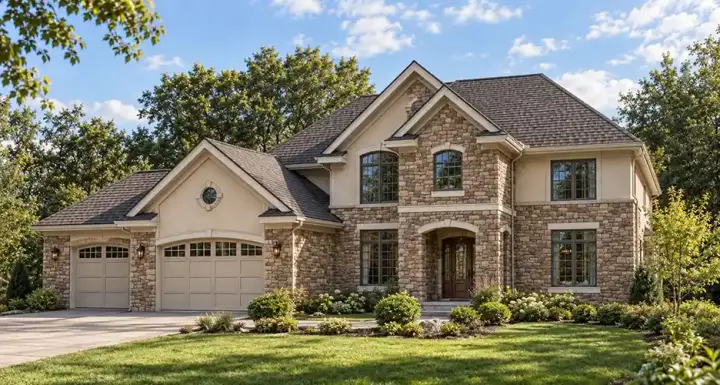 Traditional house plans 10-1475 - front exterior, 2,850 sq ft, 4 bed, 2 bath house plans | Monster House Plans