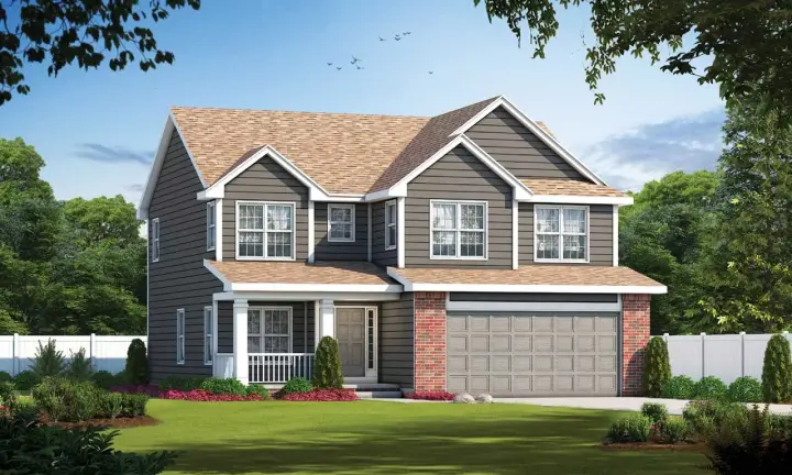 Traditional house plans 10-1480 - front exterior, 2,429 sq ft, 4 bed, 2 bath house plans | Monster House Plans