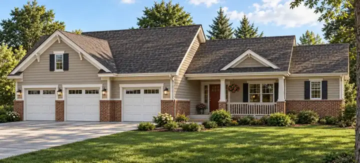 Traditional house plans 10-1492 - front exterior, 2,069 sq ft, 3 bed, 2 bath house plans | Monster House Plans