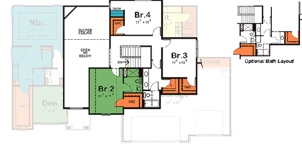 Upper/Second Floor Plan: 10-1499
