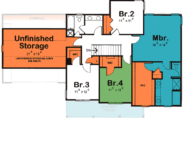 Upper/Second Floor Plan: 10-1504