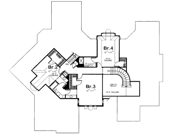 Upper/Second Floor Plan: 10-1517