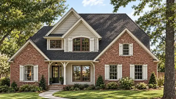 Traditional house plans 10-1525 - front exterior, 2,367 sq ft, 4 bed, 2 bath house plans | Monster House Plans