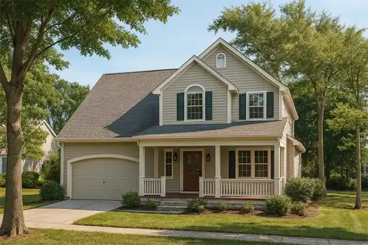 Traditional house plans 10-1533 - front exterior, 1,471 sq ft, 3 bed, 2 bath house plans | Monster House Plans