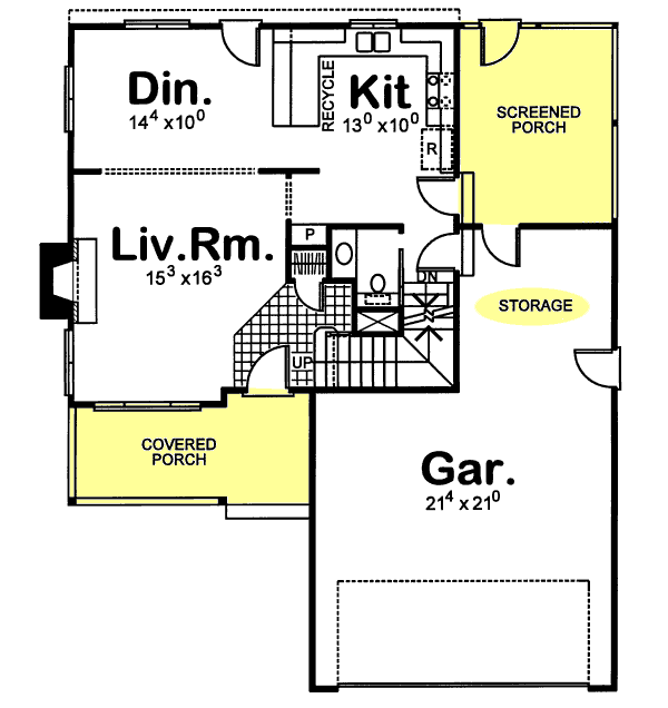 Main Floor Plan: 10-1537