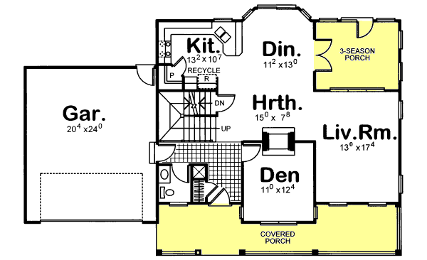 Main Floor Plan: 10-1538