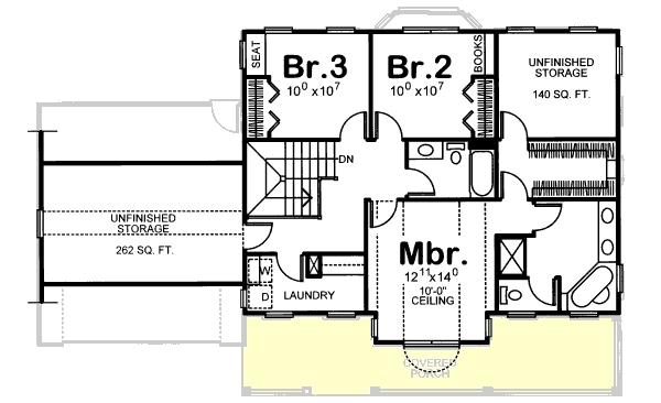 Upper/Second Floor Plan: 10-1538