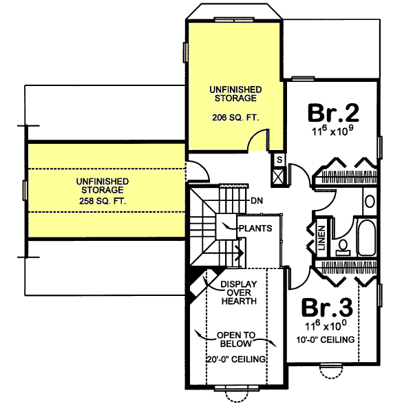 Upper/Second Floor Plan: 10-1539