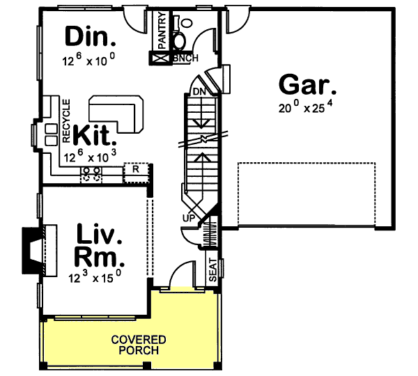 Main Floor Plan: 10-1542