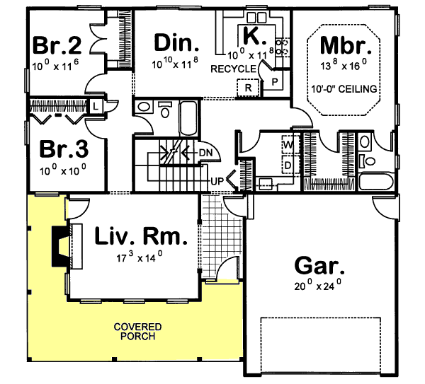 Main Floor Plan: 10-1548