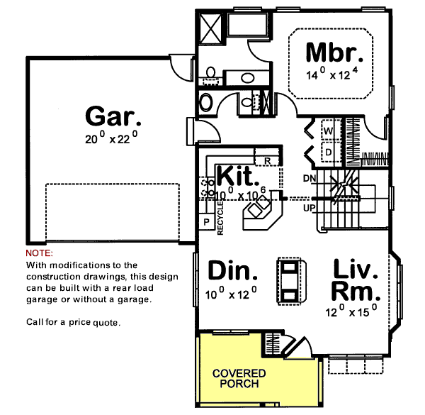 Main Floor Plan: 10-1553