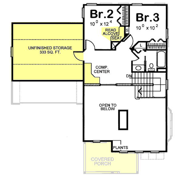 Upper/Second Floor Plan: 10-1553