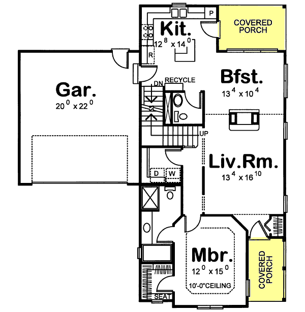 Main Floor Plan: 10-1555