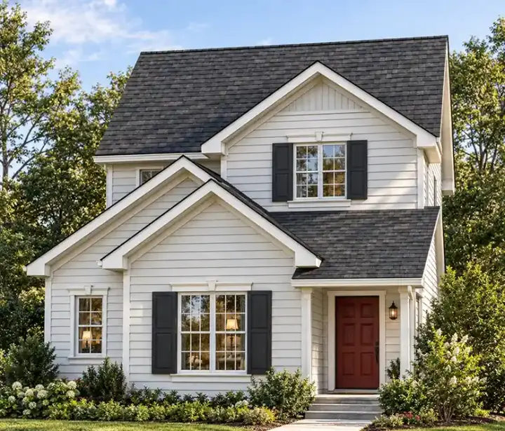 Traditional house plans 10-1556 - front exterior, 1,543 sq ft, 3 bed, 2 bath house plans | Monster House Plans
