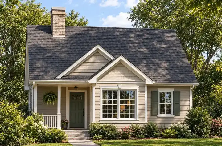 Traditional house plans 10-1562 - front exterior, 1,190 sq ft, 3 bed, 2 bath house plans | Monster House Plans