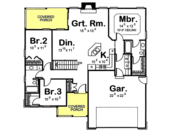 Main Floor Plan: 10-1563