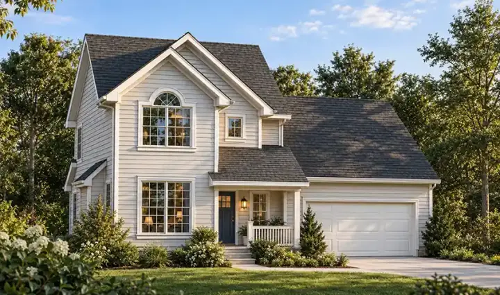 Country house plans 10-1566 - front exterior, 1,395 sq ft, 3 bed, 2 bath house plans | Monster House Plans