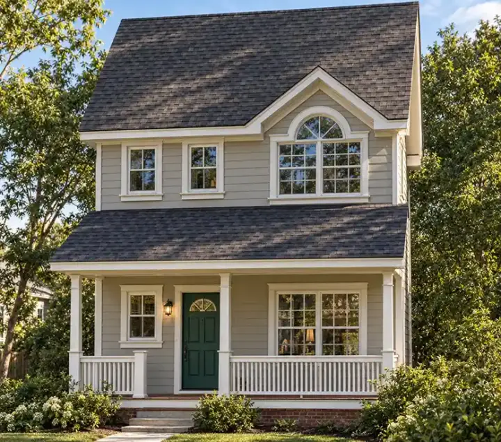 Traditional house plans 10-1570 - front exterior, 1,453 sq ft, 3 bed, 2 bath house plans | Monster House Plans