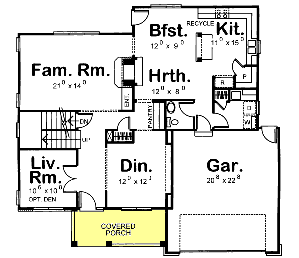Main Floor Plan: 10-1581