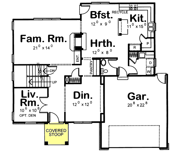 Main Floor Plan: 10-1582