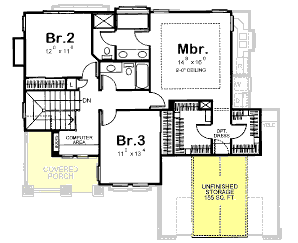 Upper/Second Floor Plan: 10-1583