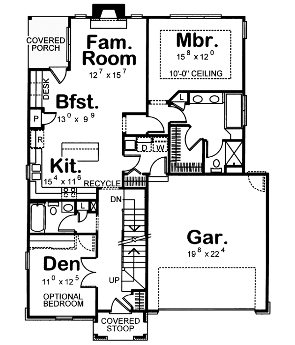 Main Floor Plan: 10-1591