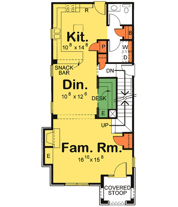 Main Floor Plan: 10-1596