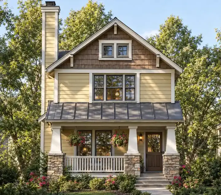 Craftsman house plans 10-1597 - front exterior, 1,649 sq ft, 3 bed, 2 bath house plans | Monster House Plans