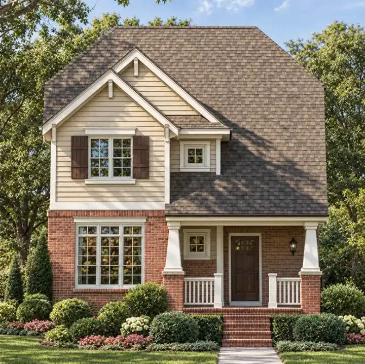 Craftsman house plans 10-1600 - front exterior, 1,704 sq ft, 3 bed, 2 bath house plans | Monster House Plans